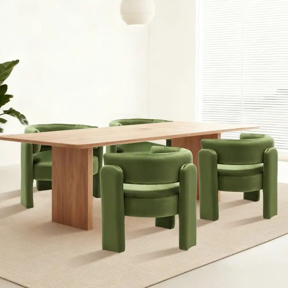 Green single sofa chair